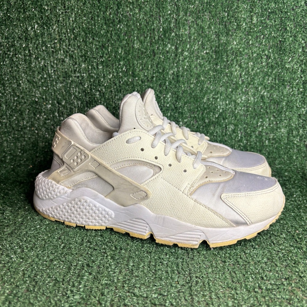 Nike Air Huarache Run Sail Bone Sporty Lifestyle Sneaker Off White Womens Sz 10